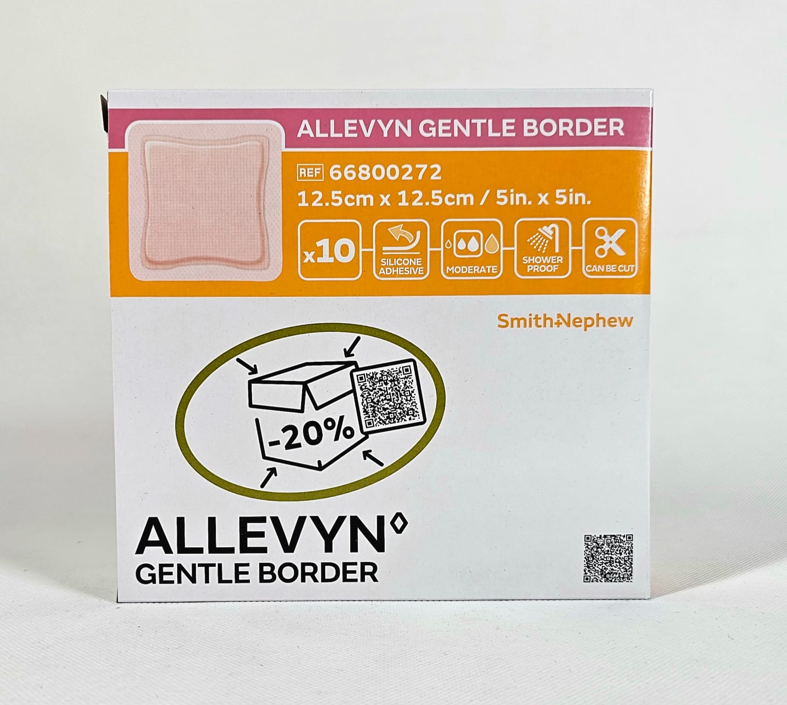 Allevyn Gentle Border 12.5* 12.5cm 1pc